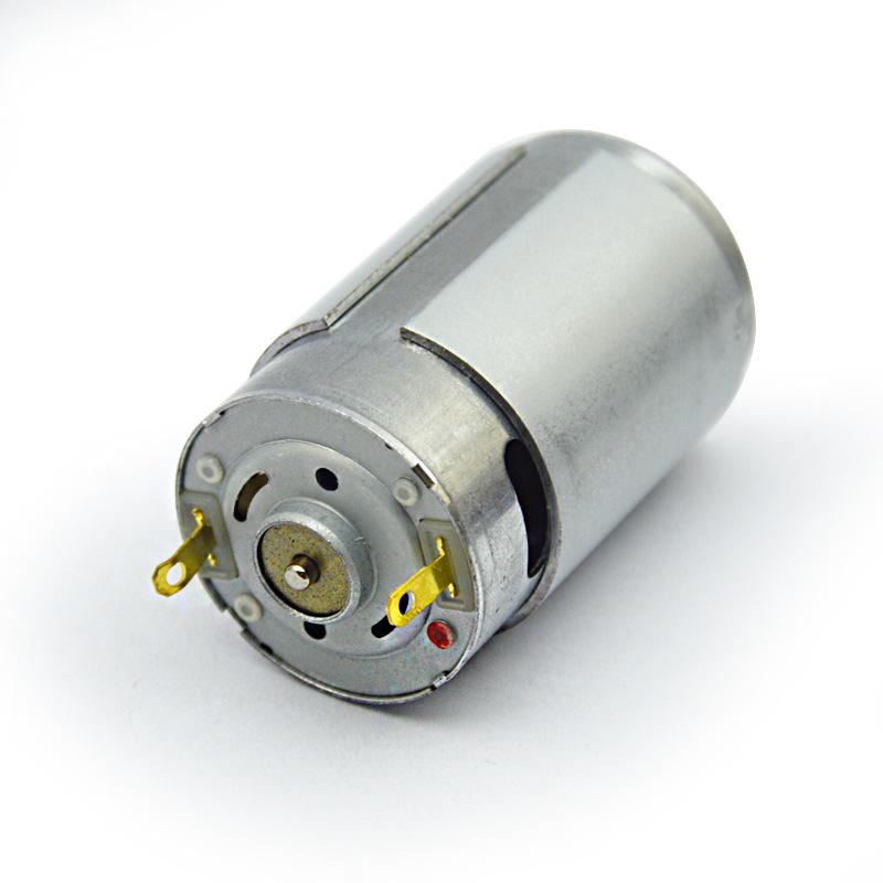 Μίνι Κινητήρας DC Υψηλής Ταχύτητας RS395, Ισχυρός Μαγνητικός Ψήκτρα Άνθρακα, 3V/6V/12V, με Προαιρετική Βάση Στήριξης.