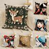 Illustration Of Diagonal Square Art Pillow Case Home Living Room Decoration Linen Pillowcover Pillow Cases Cushion Cover
