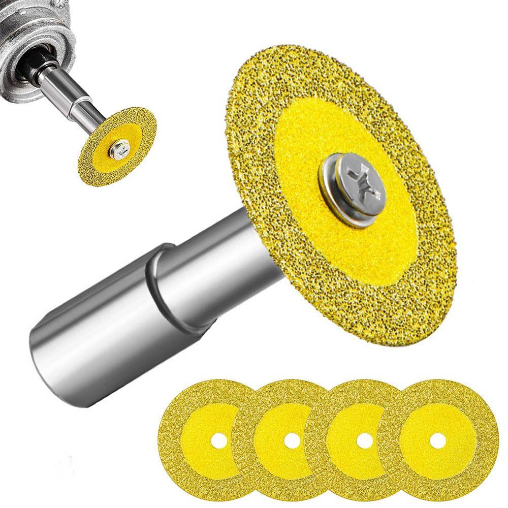 M10 Thread Diamond Cutting Disc Waterproof Mini Cutting Disc Portable Connecting Rod Adapter