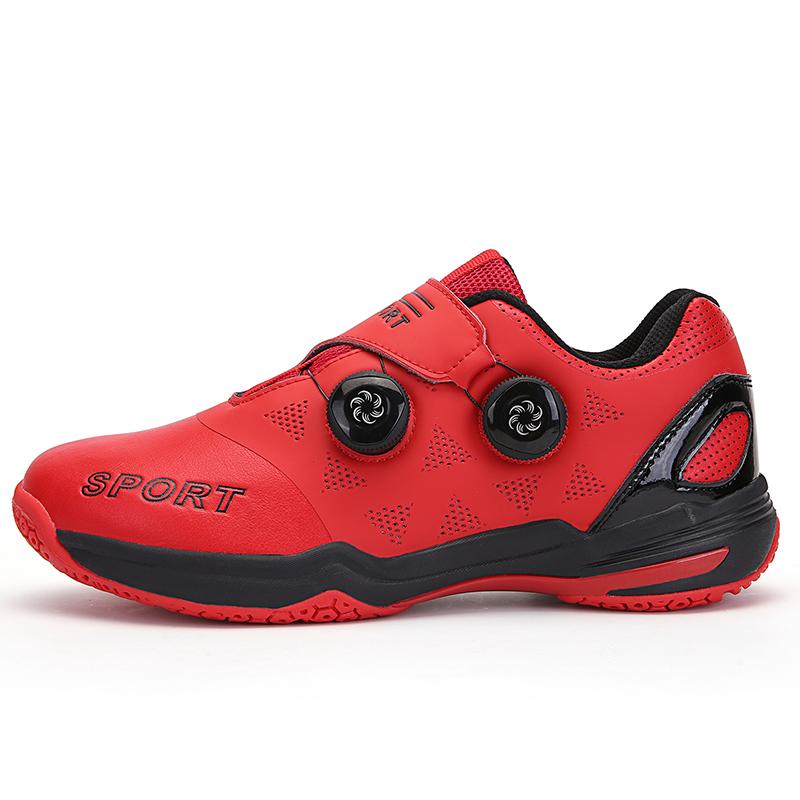

Professional Badminton Sneakers Anti-Slip Badminton Training Shoes Big Size 36-47 Tennis Shoes Breathable Unisex Athletic Shoes 36 красный