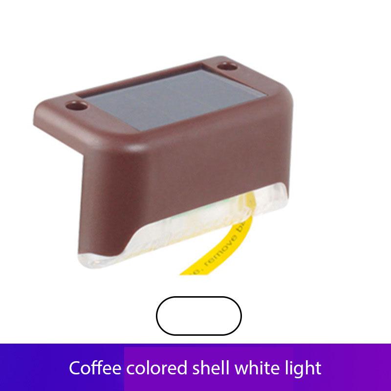 

4 упаковки светодиодный солнечный светильник для лестницы, водонепроницаемый проход, ограждение для двора, ступенька, ночник для наружного сада, бордюра, террасы