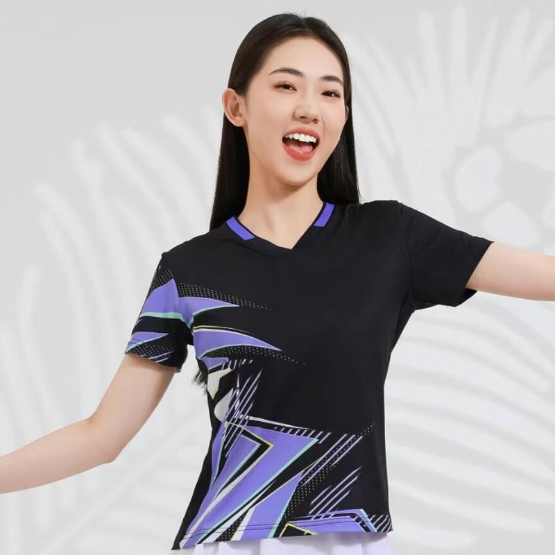 Badminton Table Tennis Quick Dry Sport Shirts Men Women Kids