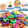 Wooden Puzzle Toddler Wooden Puzzle Early Education Alphanumeric Shape Puzzle Toddler Learning Puzzle Toy