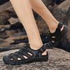 Summer New Handmade Mesh Breathable Shoes Fashionable Men Comfortable Outdoor Mountaineering and Wading Quick Drying Beach Shoes
