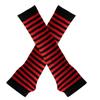 Koreaanse Stijl Zwart-Wit Gestreept Unisex Vingerloze Lange Mouwen Kerst Cosplay Cover