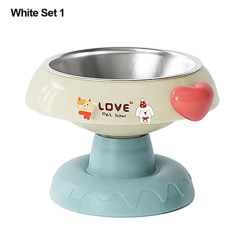 Non-slip Cat Food Bowl Elevated Cat Water Bowl Durable Cat Bowls  for Puppy Cat