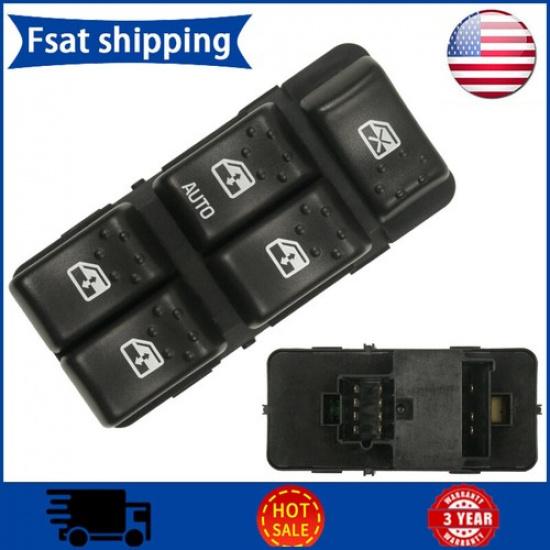Power Door Window Control Switch Front Left for 2003-2007 Saturn Ion 2.2L L4