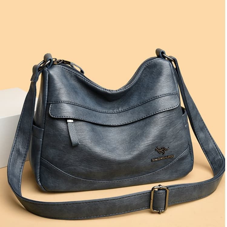 Kadın büyük kapasiteli omuz postacı çantası