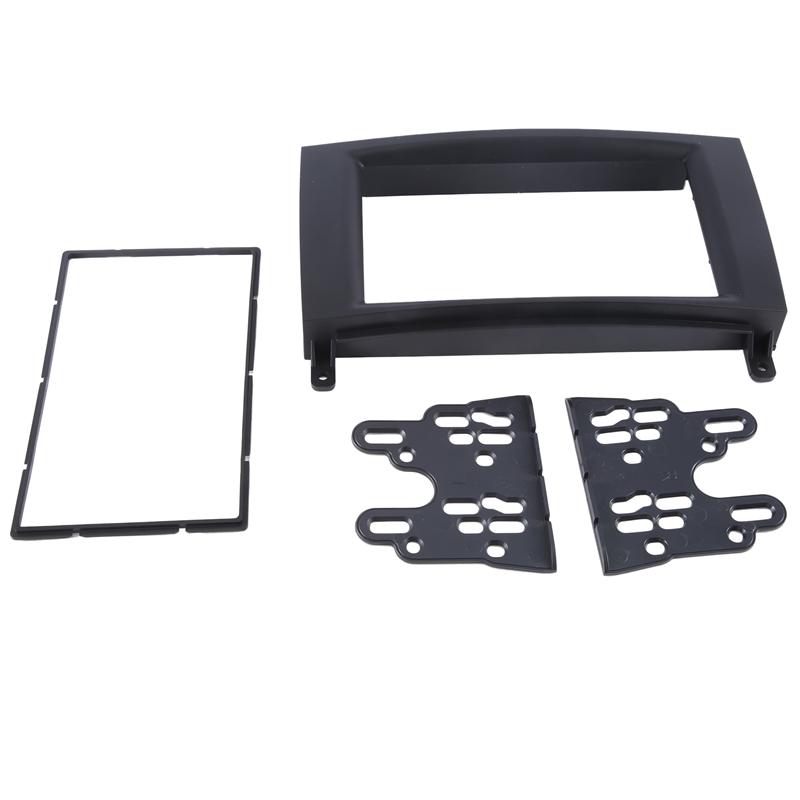 A03E-2 Din Radio Fascia For Benz W169 W245 W639 W906 Sprinter B160 B170 B200 Audio Stereo Panel Mounting Dash Trim Frame Replace