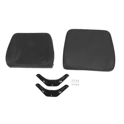 Forklift Seat With Double Slide Rails Fold Down Comfortable PVC Leather for Dumper Mower Skid