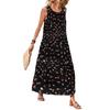 2024 Sleeveless Bohemian Print Women's Casual Dress