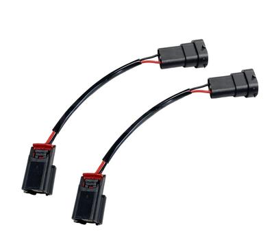 Kabel konwersyjny mocy silnika do gniazda H11 na L1B, Zestaw 2 szt., Wiązka konwersyjna złączki H8/H9/H11/H16, Okablowanie przeciwmgielne, Wiązka przeciwmgielna, 158-25x2