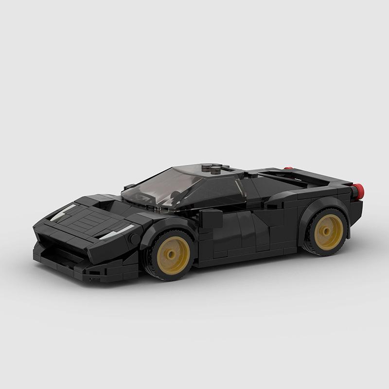Technical Speed MOC Car City Super Rally Car Building Blocks Bricks Ornament Retro VintageToys For Kids Adults Birthday Gifts