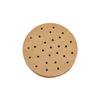 Packung mit 100 Heißluftfritteusenpapier 230°C Hitzebeständig Lebensmittel Backen Ölabsorbierende Matte Ölpapier Pad Zubehör für Heimküche