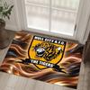 Hull City Football Design Crystal Velvet Carpet Cozy Non?Slip Printed Rug For Bedroom Living Room Entrance