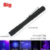 Mini LED UV Light 395nm Ultraviolet Light With Clip Portable Pet Urine Stains Detector Waterproof LED Handheld Flashlight
