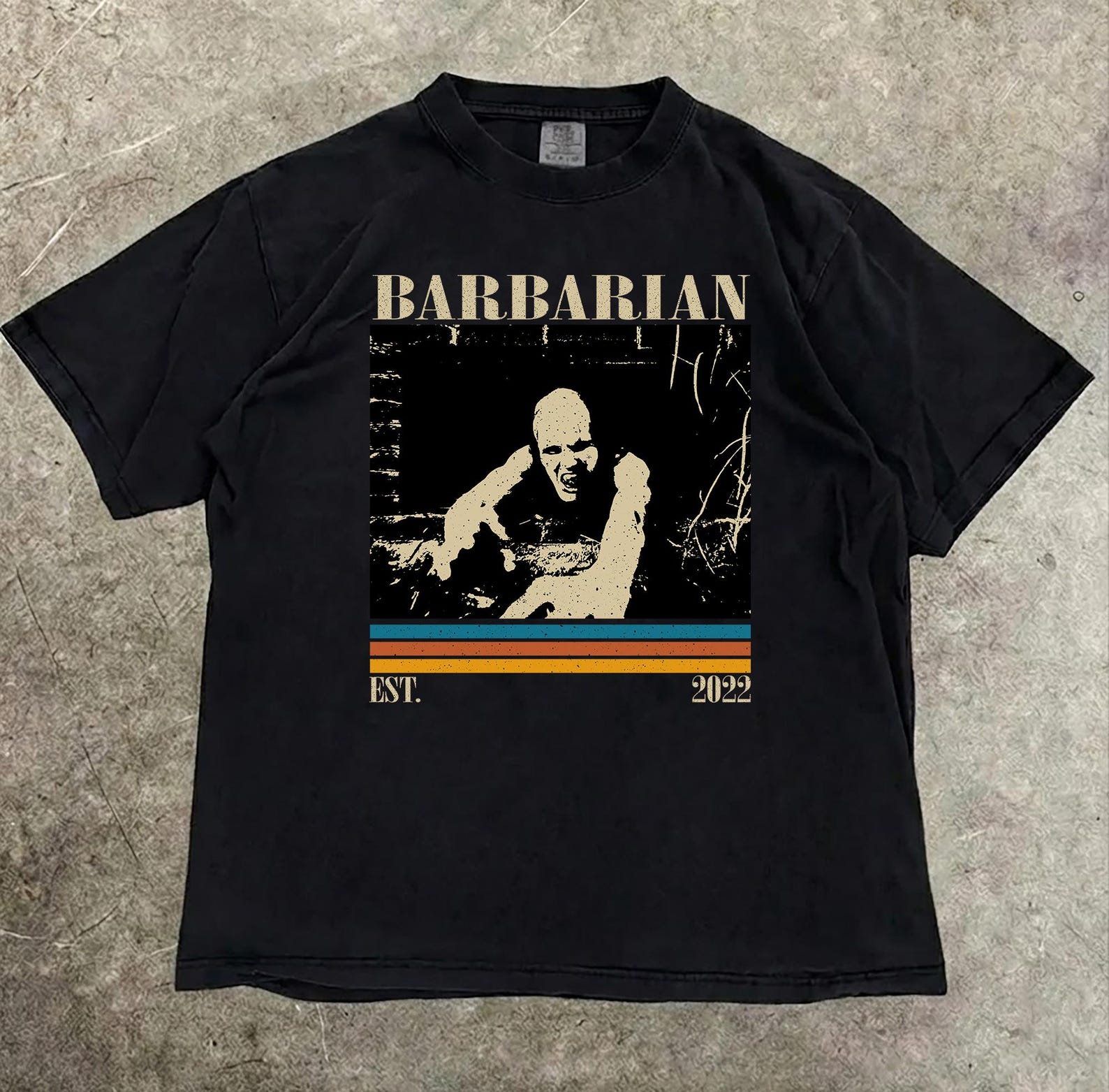 Barbarian Movie Shirt - Retro Horror Graphic Tee S