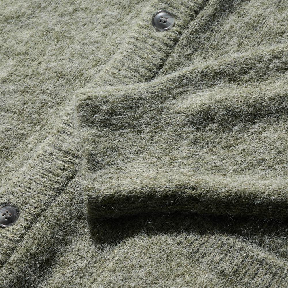 Dyutelo Comfy Cardigan Olive Khaki