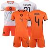 Zestaw głównych i gościnnych koszulek piłkarskich Holandii na Mistrzostwa Świata 2026 szybkoschnący męski nowy koszulka transgraniczna koszulka z krótkim rękawem lato