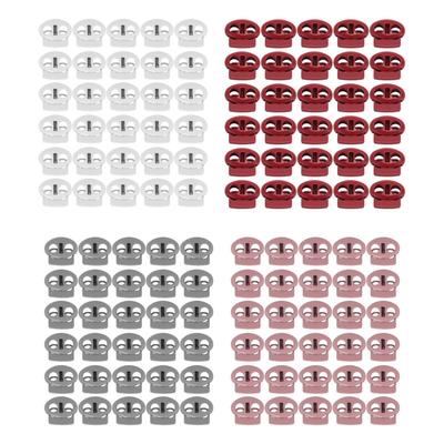 30Pcs Spring Cord Lock Zinc Alloy  Multipurpose Spring Toggle Stopper Fastener for Drawstring