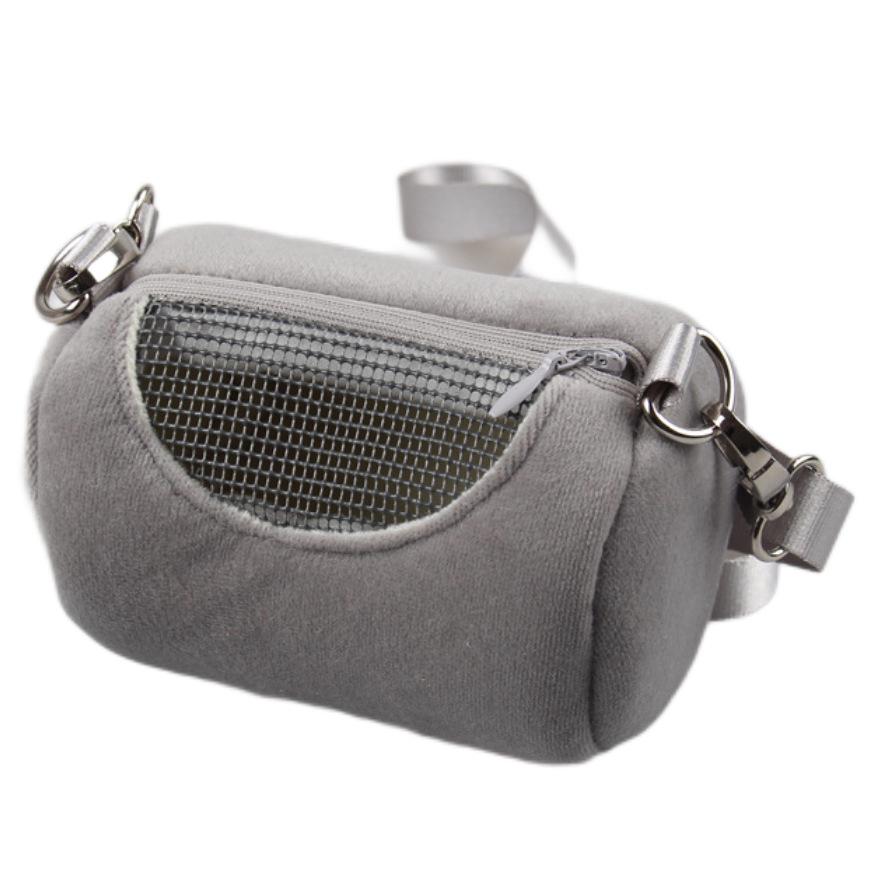 Warm Crossbody Backpack for Hamsters & Sugar Gliders - Portable Pet Outing Bag