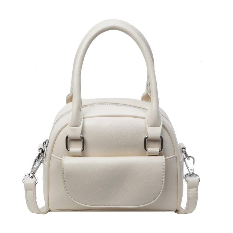 Retro Fashion Bag Women's New Texture Spring and Summer Portable Small Square Bag Shoulder Messenger Bag