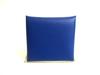 Authentic HERMES Blue Brighton Veau Epson Leather Coin Purse Bastia #b267  Open box