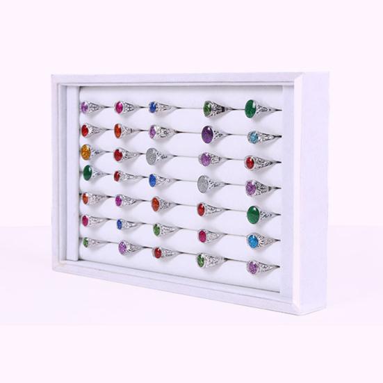 Ring Ohrring Organizer Ohrstecker Präsentationsständer Halter Gestell Tablett Platte Box Etui