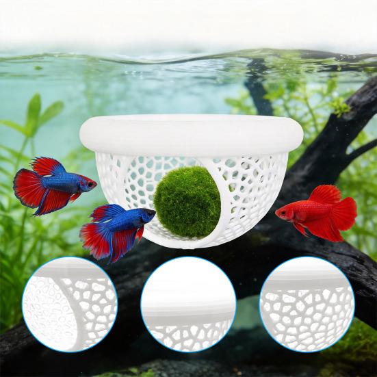 Floating Betta Hammock Fish Hide Shrimp Cave Aquarium Hammock Feeder And Rest Spot for Small Fish Shrimp Corydoras