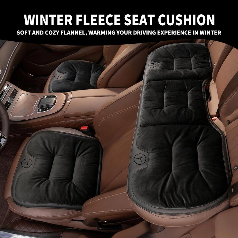 AABGW1 For Benz Car Seat Cushion Winter Plush Thickened Warmth Soft Cushion Seat Cover Accessories AMG Exclusive W204 W222 W205 W203