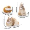 Mini Desktop Furnishings Lifelike Animal Rabbit Model Easter Rabbits Plush Toys Simulation