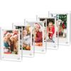 5pcs Acrylic Fridge Magnetic Photo Frame Refrigerator Magnet Picture Frame  for Instant Photo
