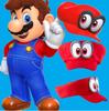 Cappellino Super Mario Odyssey Unisex Cappellino da Baseball Rosso Accessorio Costume Cosplay Per Adulti e Bambini