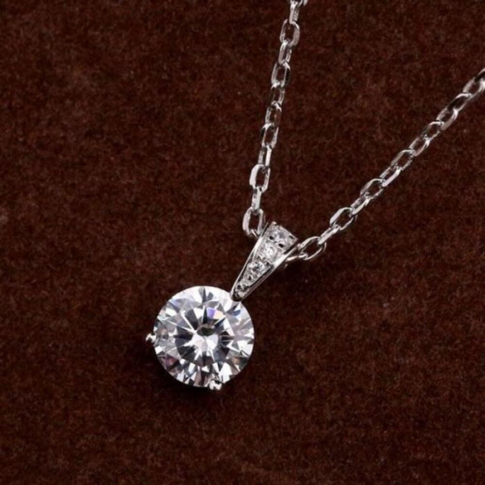 [Onoma] Onm Silver Chain One Q Pendant dg (17774161)
