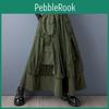 Size Waist Plus Mesh High Vintage Spring Summer Autumn Casual Loose Long For Woman Skirts Womens Skirt