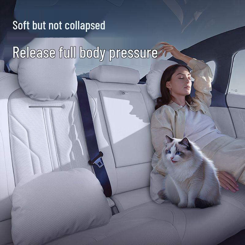 Geeignet für XPeng G7: Kopfstützen-Nackenkissen & Lendenstützen-Set – Autozubehör für Komfort & Innendekoration.