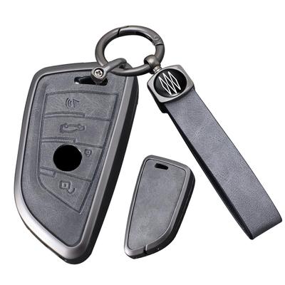 BMW Smart Key Case Key Cover Leather Material Alloy Key
