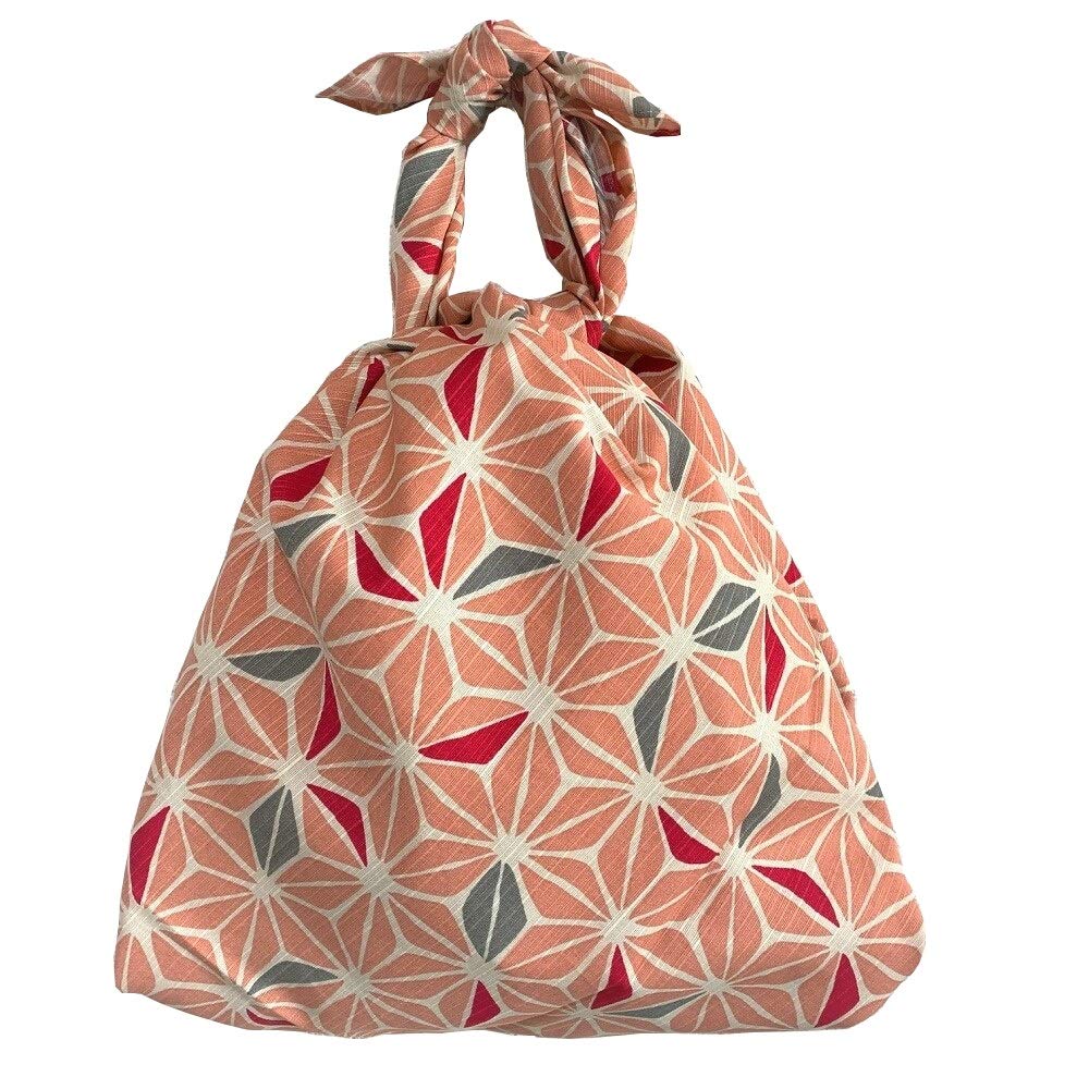 Large Furoshiki Cotton Hemp Leaf Cherry Blossom Classic Made in Pink (wrapping cloth), 105cm, Shantung, Pattern, Pink, Cute, Stylish, Auspicious,
