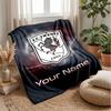 Couverture Flanelle Personnalisée FC Twente Texte Nom Logo Football Couverture Polaire Personnalisée Cadeau Spécial Pour Canapé Chambre Maison