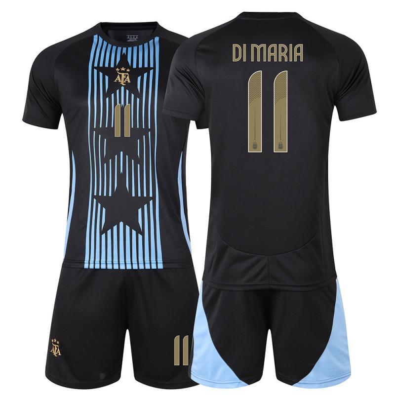 2425 Maglia da Calcio Argentina N.. 10 Messi 11 Di Maria Coppa America Set Maglia da Allenamento