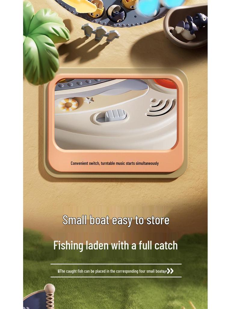 Interactive Electric Fishing Toy for Kids Aged 1-3 - Early Learning & Development Gift for Boys and Girls