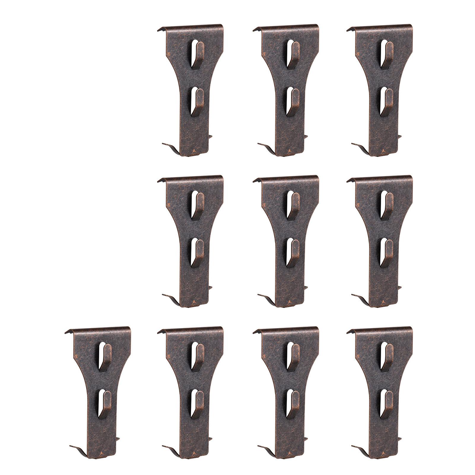 Painter 4 Pcs Brick Hook Clip Outdoor Hanging Hooks For 60 70Mm Brick In Height No Drilling Sliding Brick Hanger Clips For