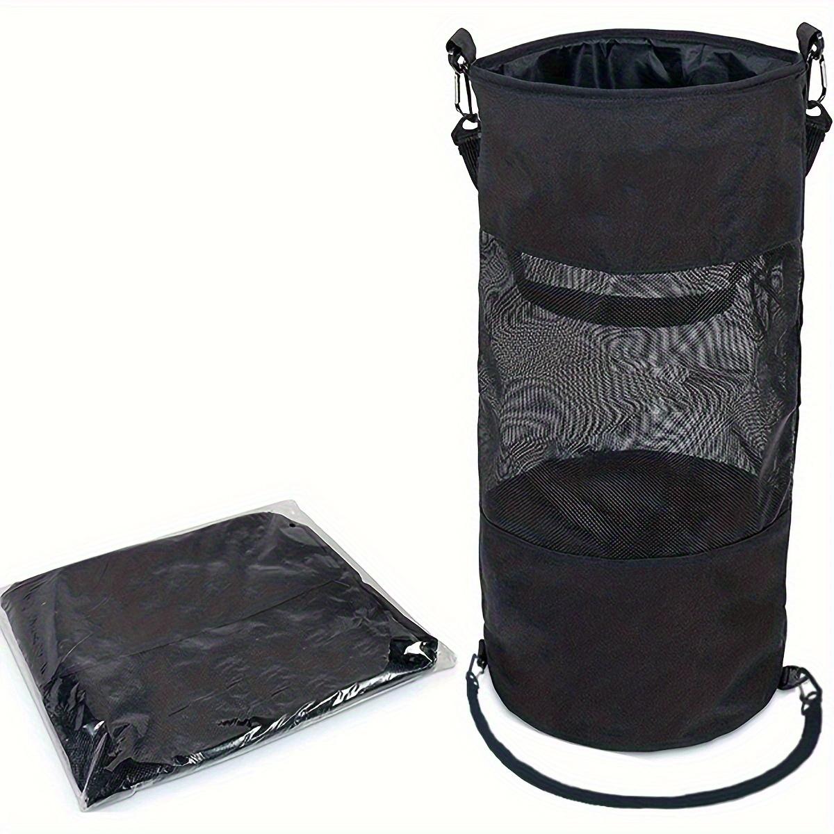 

Desiccant Bag Yacht Marine Windproof Drawstring Sundries Storage Bag Outdoor Camping Garbage Collector Bag One Pack чорний