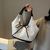 Korean Niche Canvas Tote Bag 2025 New Commuter Fashion Handbag Versatile Shoulder Underarm Bag Women's Satchel