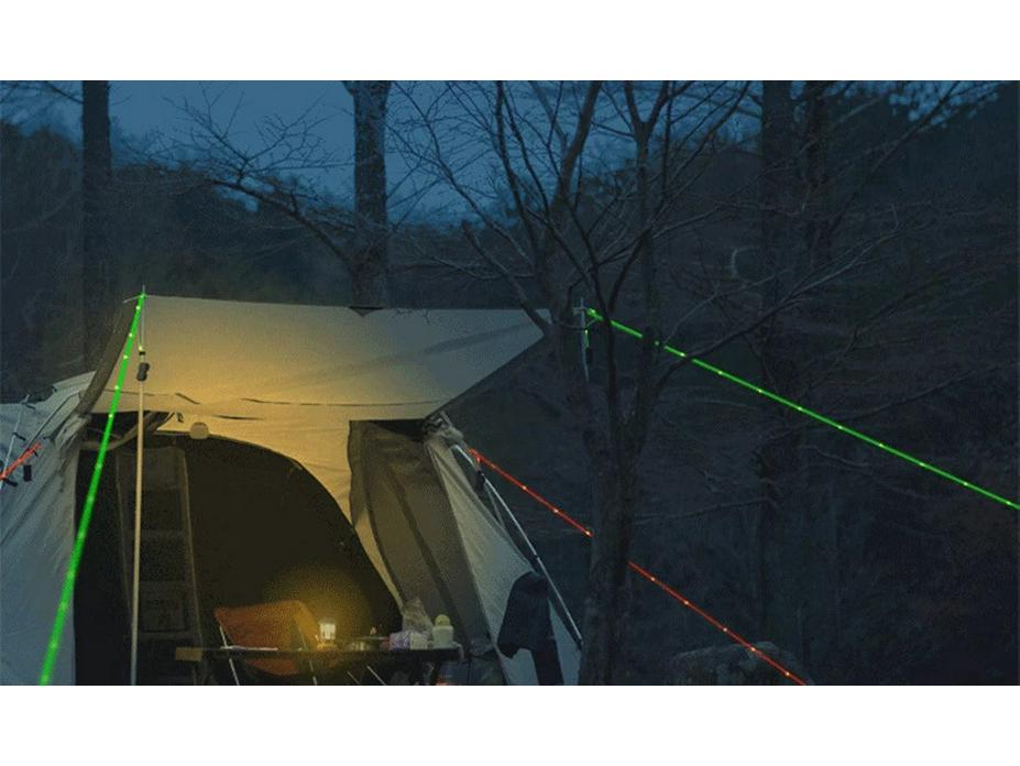 Outdoor Windproof LED Luminous Tent Rope Light – Camping Awning Accessory