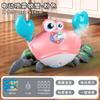 Electric Crab Toy With Light Sound Spray Universal Walking For Kids
