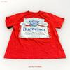 Budweiser Unisex Rot 2023 King Of Beers Anheuser Busch 100 Baumwolle T-Shirt Größe XL Vintage Oberteil für den Alltag Unisex