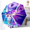 1pc Vibrant Heroes: A Dynamic Trio Unites! Umbrella with Plastic Handle,Suitable for All Seasons Home Travel Outdoor UmbrellaFP123