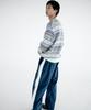 THISISNEVERTHAT Pantalone Tuta in Velluto Blu