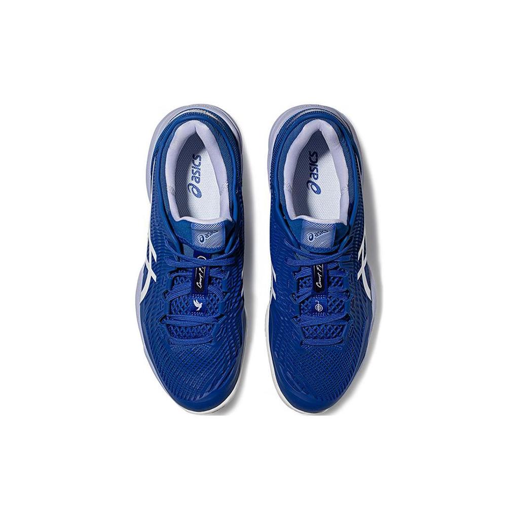 Asics Tênis Masculino Court FF 3 Novak Saibro Azul Ar Fresco 1041A362-961